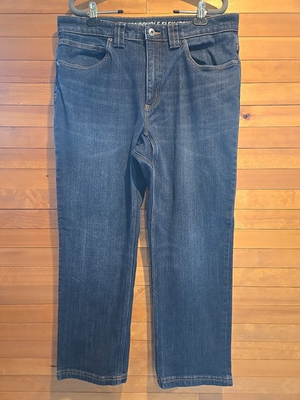 #ad #ad Duluth Trading Ballroom Double Flex Relaxed Jeans Mens 34x30 Dark Wash Chore 2 $24.97