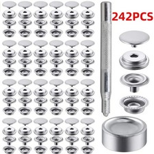 Screw Snap Fastener Stainless Steel Boat Canvas Press Stud Cover Button Kit 240x