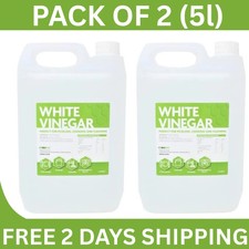 Very Strong White Vinegar 10L, Premium Quality Cooking Cleaning Stain Remover Uk
