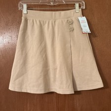 NWT Cat and Jack Girls' Khaki Skort Uniform Size 10/12