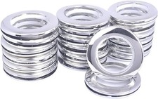 20 Pack Curtain Grommets Lnner Diameter Silencer Sliding Large Grommets Sheer...