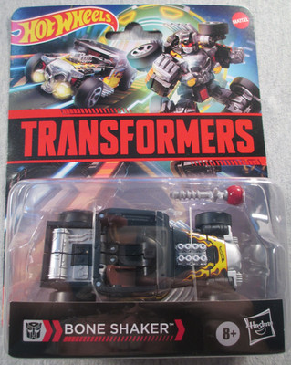 Bone Shaker - Sealed 5'' inch figure - Transformers / Hot Wheels Collaborative
