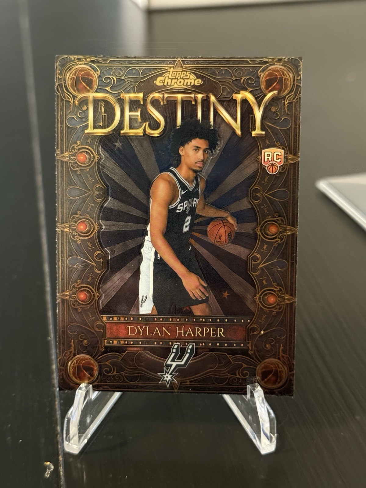 2025-26 Topps Chrome Destiny Refractor #D-2 Dylan Harper Rc