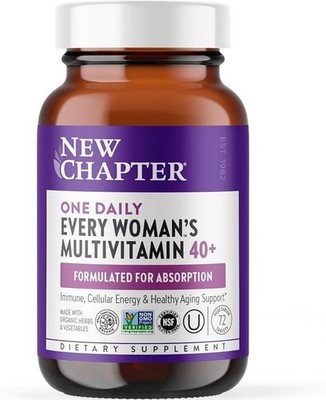 New Chapter Every Woman's Multivitamin 40+, One Daily (72 Tabs) Exp 07/26+2027+