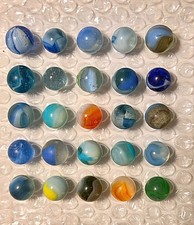Vintage Marbles Mixed Lot of 25  21 