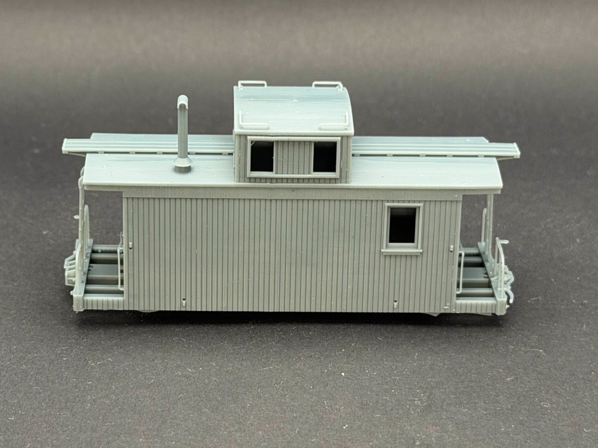 Gato Model Works HOn3 D&RGW Short Caboose Kit - Optional Interior