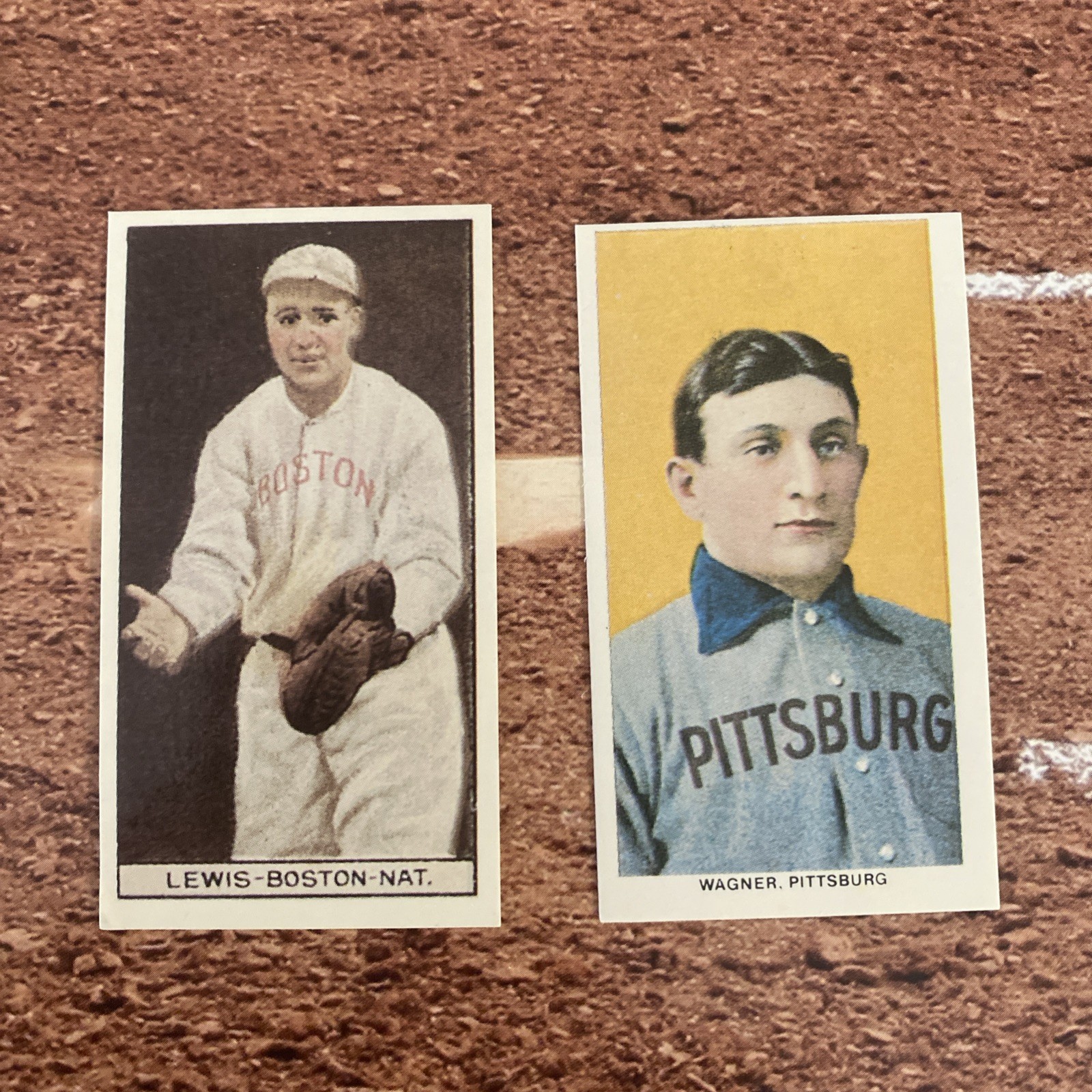 1987 Hygrade All-Time Greats- Rare & Famous Reprints Honus Wagner Red Back T-206 view 1
