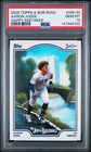 Topps Bob Ross Joy Of Baseball 2025 Aaron Judge #HM-34 Happy Mistakes SP PSA 10