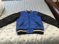 Air Jordan Blue Full Zip Polyester Puffer Jacket Women  s Size XL -20