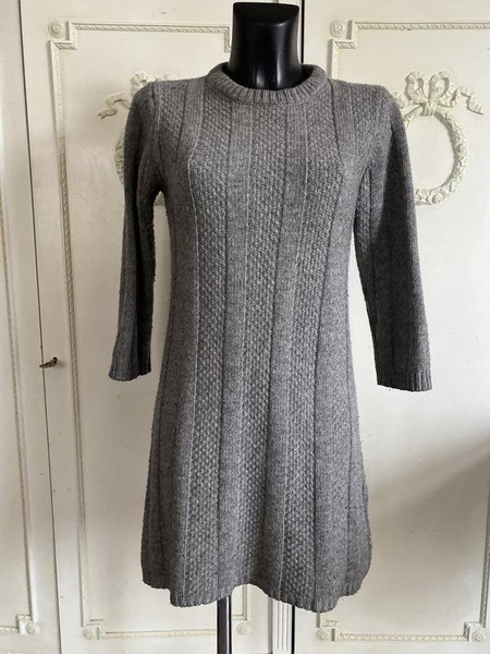 Women Filippa K Dress Grey Nylon 34