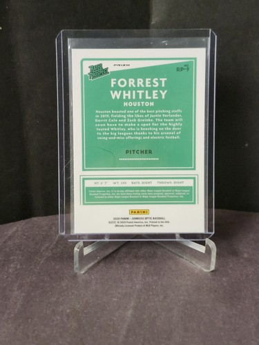 2020 Donruss Optic Rated Prospects Holo #RP9 Forrest Whitley - Picture 2 of 2