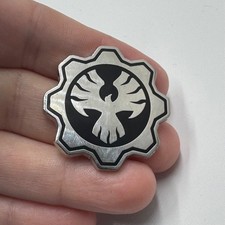 Pin de solapa 2016 Xbox Gears of War COG Phoenix Gear logotipo plateado negro jugador