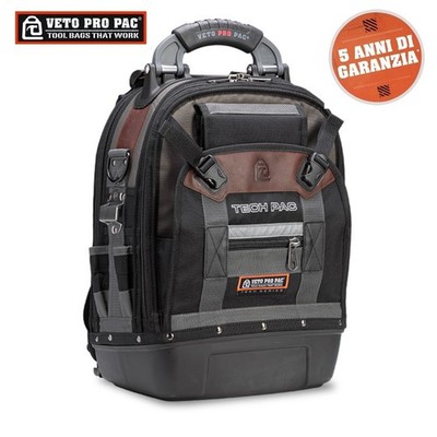 Werkzeugtasche Profi Rucksack VETO PRO PAC TECH PAC - 46 Taschen - AX3