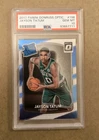 2017-18 Panini Optic Centered Jayson Tatum RC Rated Rookie PSA 10 GEM MINT #198