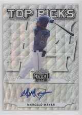 2021 Leaf Metal Draft Top Picks Silver Wave Marcelo Mayer #TP-MM1 Auto y8h