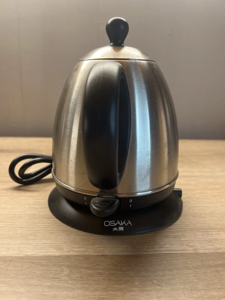 Hervidor eléctrico de cuello de cisne Osaka 1 litro probado de ebullición rápida funcionando Foto 2 de 4