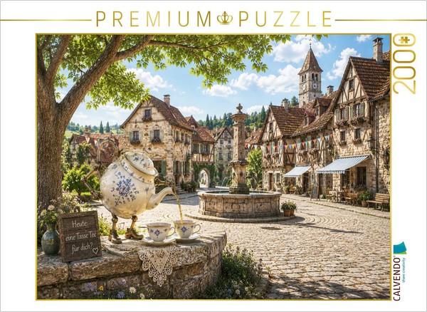 Calvendo Puzzle A Cup Of Friendship | 2000 Pieces, Finished Size 35.4 × 26.4 In-image