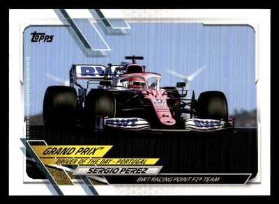 2021 Topps Formula 1 #160 Sergio Perez Card BWT Racing Point F1 Team
