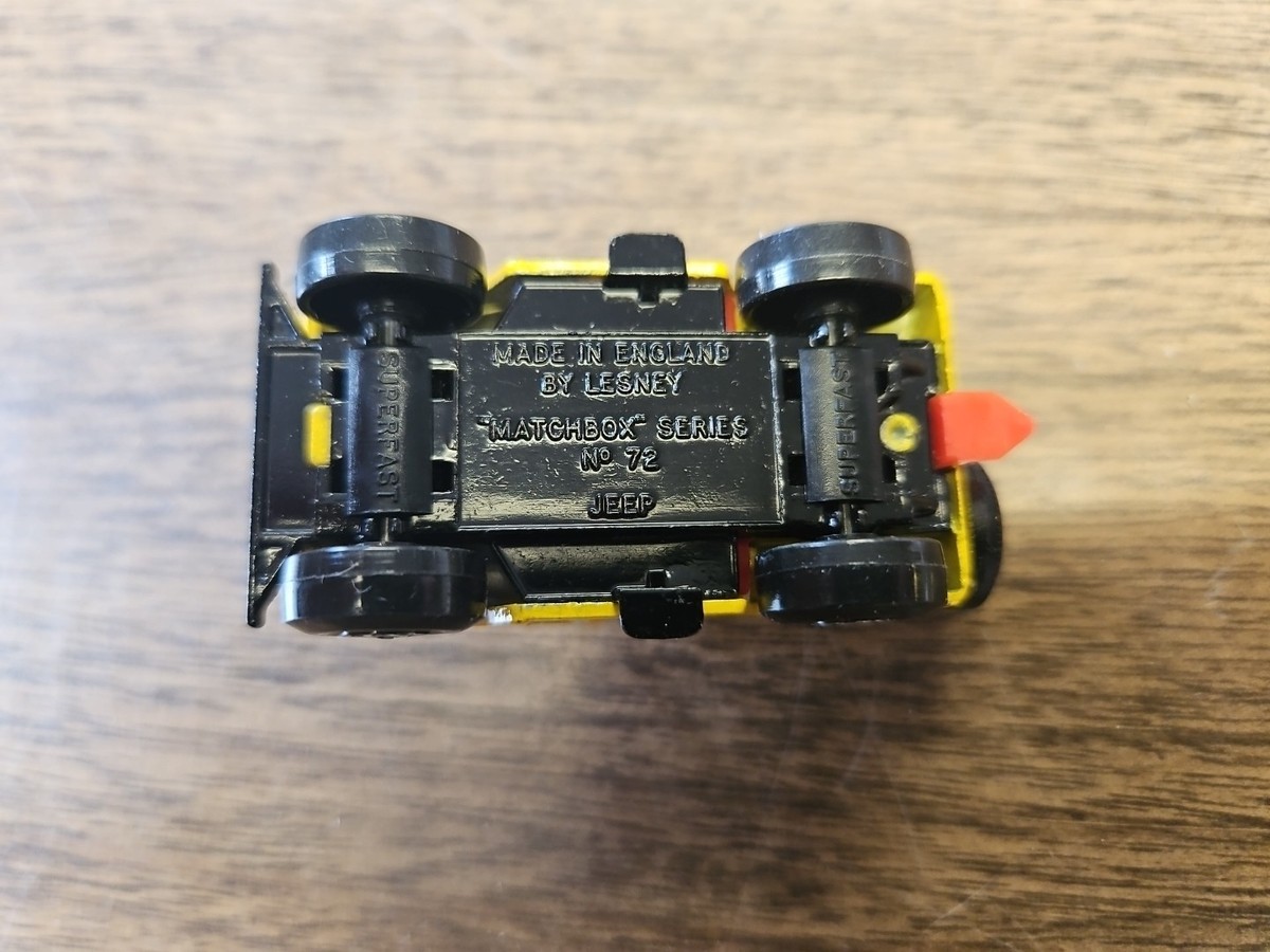イギリスSuperfast製　72番　standard JEEP イギリスSuperfast製 72番 standard JEEP Matchbox Lesney