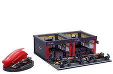 Bburago 1:43 Formula Racing Paddock Set RED BULL- FERRARI- Mercedes AMG