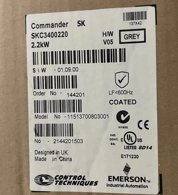  1PC Emerson Inverter SKC3400220 New In Box Shipping