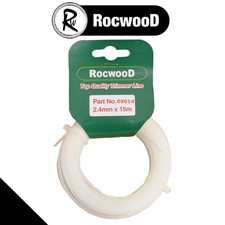 2.5mm Nylon Line Strimmer Cord 15m RocwooD Brushcutter Professional Strong 2.4mm 0.28 per metre