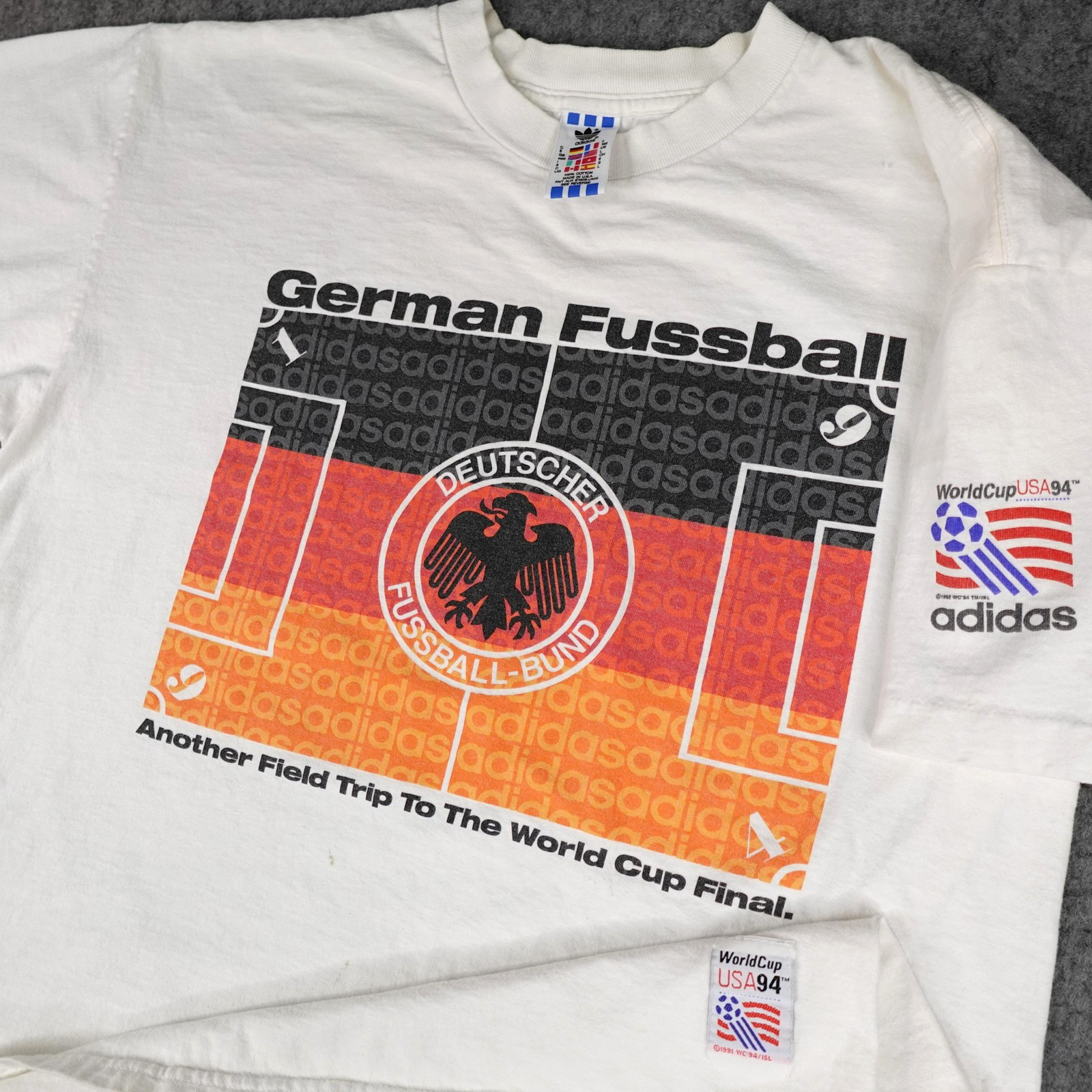 VTG Germany National Team Shirt Mens Large Soccer Fifa World Cup 1994 Football