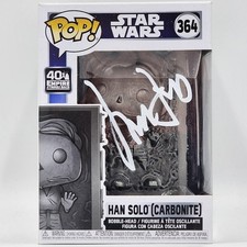 Harrison Ford Signed Han Solo in Carbonite Funko (364)