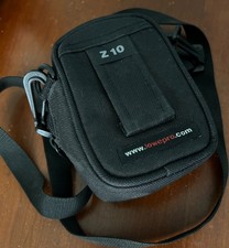 LOWEPRO 7" Camera Bag Case Pouch Shoulder Strap Black Point and Shoot "Z 10"