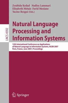 Kedad - Natural Language Processing and Information Systems   12th Int - X555z