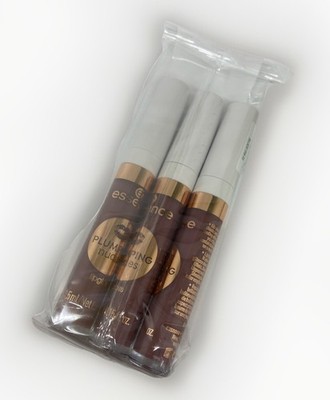 essence PLUMPING NUDES Lipgloss Lip Plumper 02 BIG SOFTIE 3er Pack 3 x 4,5 ml