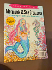 Mermaids  Sea Creatures Coloring Book by Color Creatives - Designs For Fun