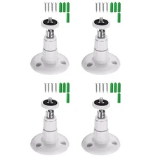 For Arlo Security Camera Wall Bracket 4 Set Adjustable Mount for Pro Series ABS