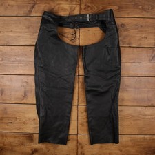 Vintage Hudson Leather Leather Pants Trousers 44x30 Adjustable Chaps XL Unisex