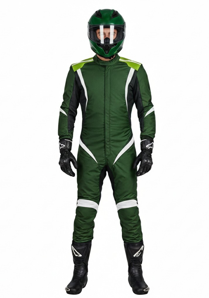 Tuta da corsa Go Kart personalizzata in tutte le taglie con possibilità di aggiungere i propri loghi omaggio