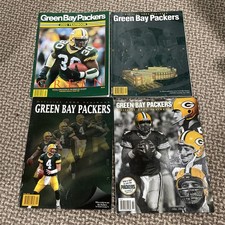 2002-2005 Green Bay Packers Yearbooks 4 Total