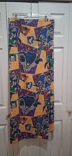 RARE 1995 Vintage DC Comics Batman And Robin Flat Sheet Cotton Blend Fabric