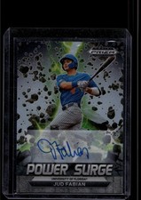 2022 Prizm Draft Jud Fabian Power Surge Prizms Autographs Silver