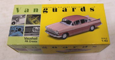 Lledo Vanguards VA06400 1:43 Scale Dusk Rose & Lilac Haze Vauxhall PA Cresta