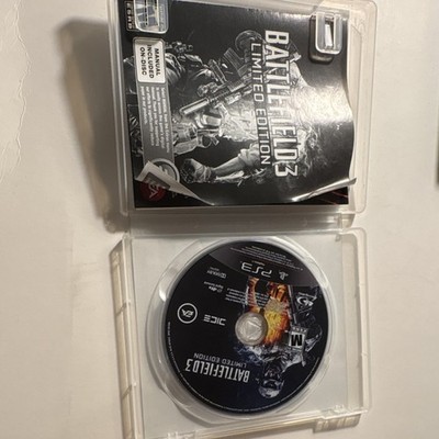 Battlefield 3 Limited Edition PS3 Game, EA, Manual, Multiplayer, M Rated, 2011