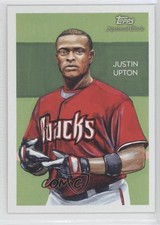 2010 Topps National Chicle Bazooka Back Justin Upton by Don Higgins #104 0w7