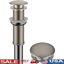 Pop Up Drain Assembly Bathroom Sinks Metal Body Easy Install Leak Free New