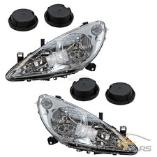 ATEC 2x SCHEINWERFER H7/H1/H1 MIT NEBEL LINKS + RECHTS FÜR PEUGEOT 307 BJ 00-05