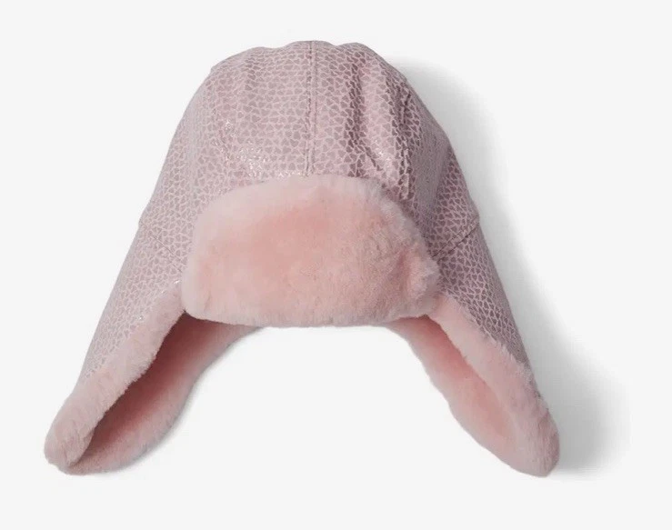 Sombrero trampero UGG corazones rosas para niños (niños pequeños/niños pequeños) 4-6 años-NUEVO Foto 2 de 2