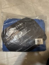 Ralph Lauren Blue Western King Bedskirt NEW