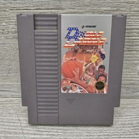 Double Dribble Track & Field II 2 Nintendo Nes Juego Lote Probado Funcionando 