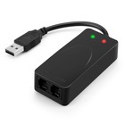 AGPtek External USB 2.0 3-in-1 Data Voice Dial Up Modem 56K V.92 V.90