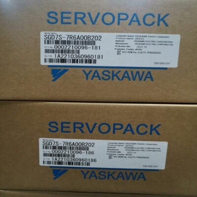 1PCS Yaskawa Servo Driver SGD7S-7R6A00B202 New In Box Free delivery