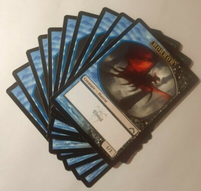 MTG (10) Horror (Blue / Black) Token - Gatecrash - GTC 5/8 -Y10 | eBay