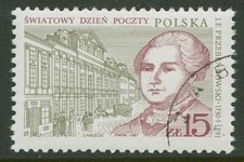 Poland Stamps Scott #2830 World Post Day 1987